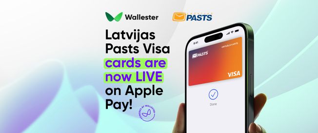 Wallester and Latvijas Pasts Launch Apple Pay Integration ⚙️