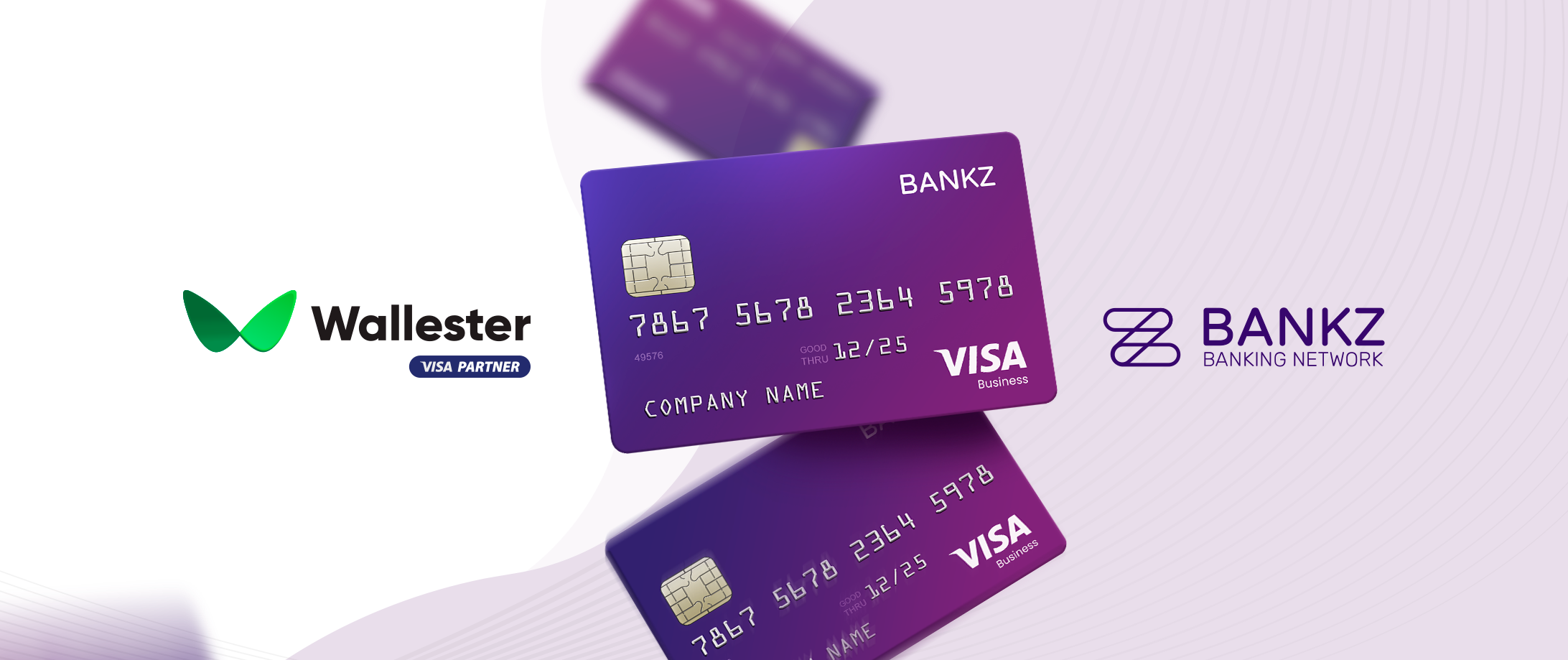 Wallester and BANKZ collaboration, corporate Visa cards