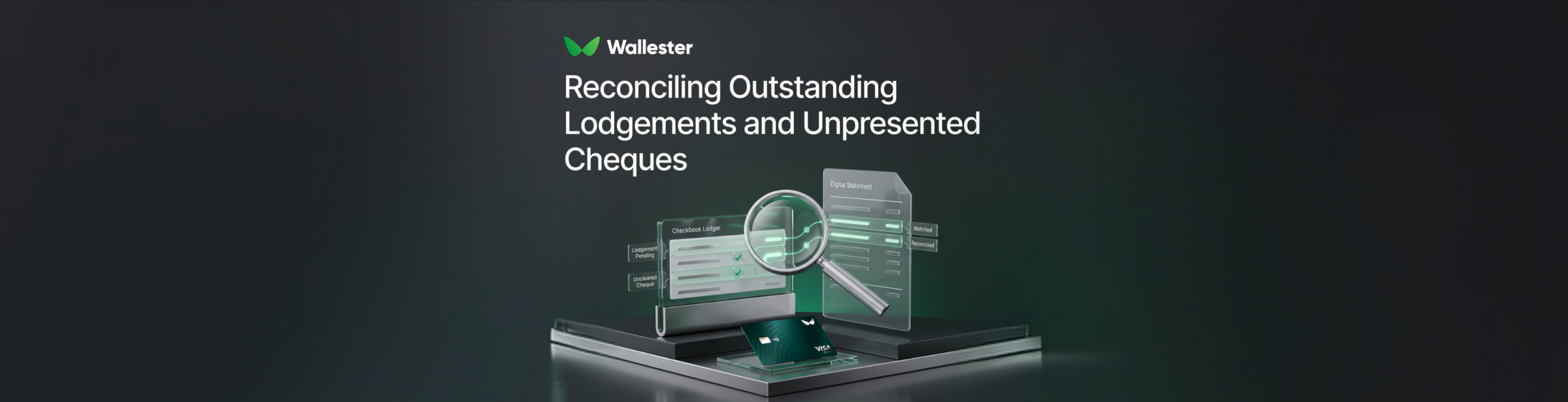 What are outstanding lodgements?