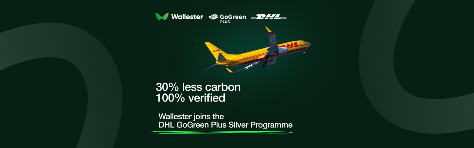 Wallester Joins DHL Express GoGreen Plus: Cutting Air Freight Emissions by 30%