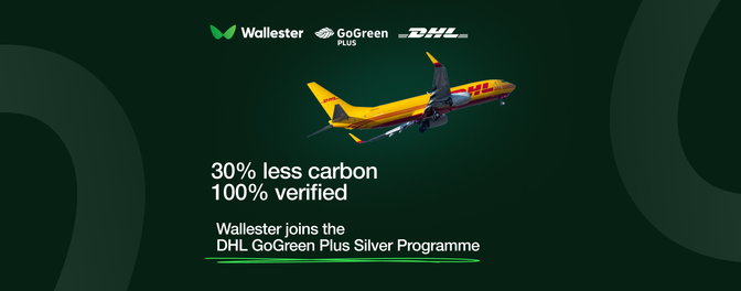 Wallester Joins DHL Express GoGreen Plus: Cutting Air Freight Emissions by 30%