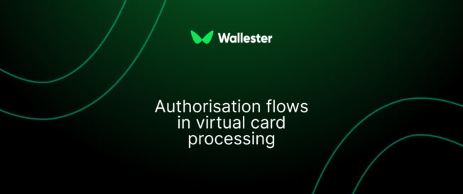 Authorisation flows in virtual card processing