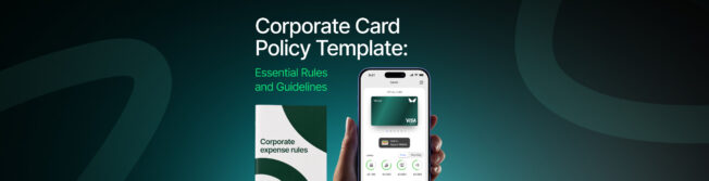 Corporate card policy template