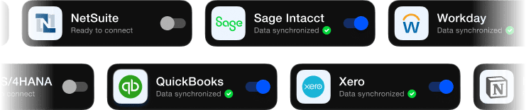 Interface for turning on syncing with different platforms