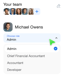 Your team interface