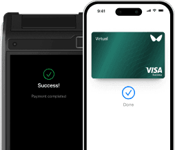 Smartphone and terminal with payment display