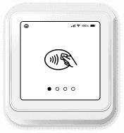 A contactless payment screen